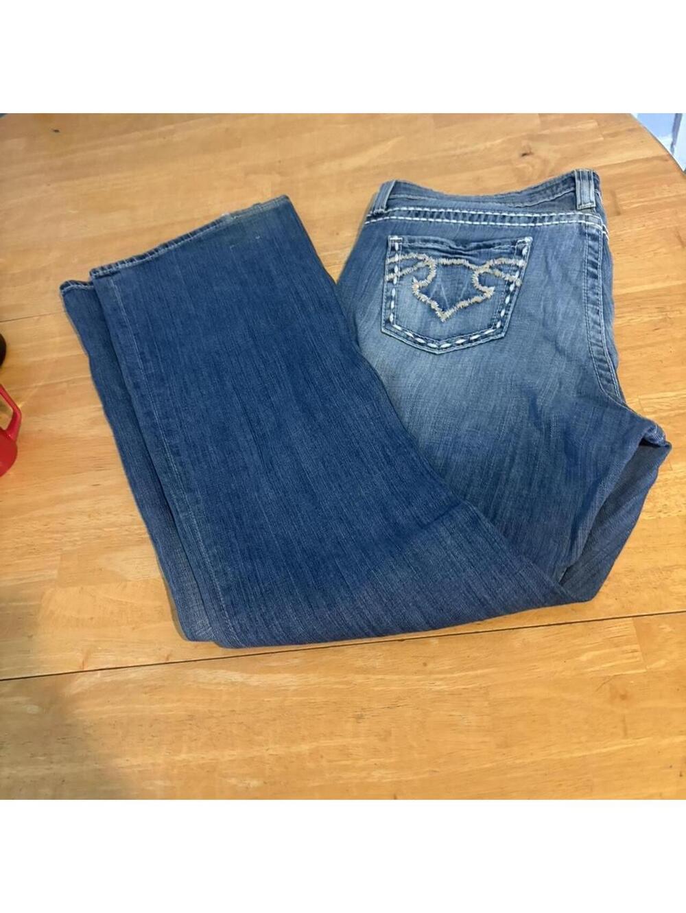Big Star Maddie Mid Rise Fit Blue Jeans Size 38L